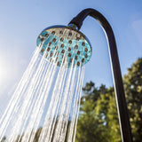 Douche solaire GRE PVC 9 litres aspect bois