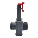 Robinet-vanne 38mm x 1 1/2" - raccord de tuyau x filetage extérieur