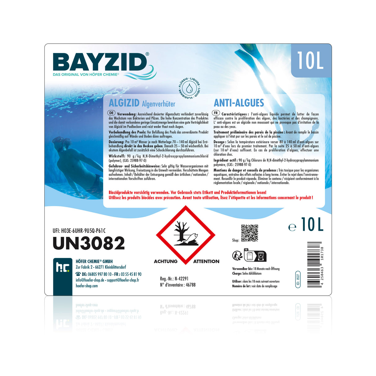 10 L BAYZID® Algizid Algenverhütung