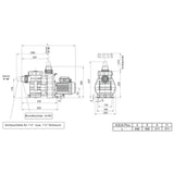 Aqua Plus 4 - pompe de filtration 4m³/h jusqu'à 24m³ de teneur en eau