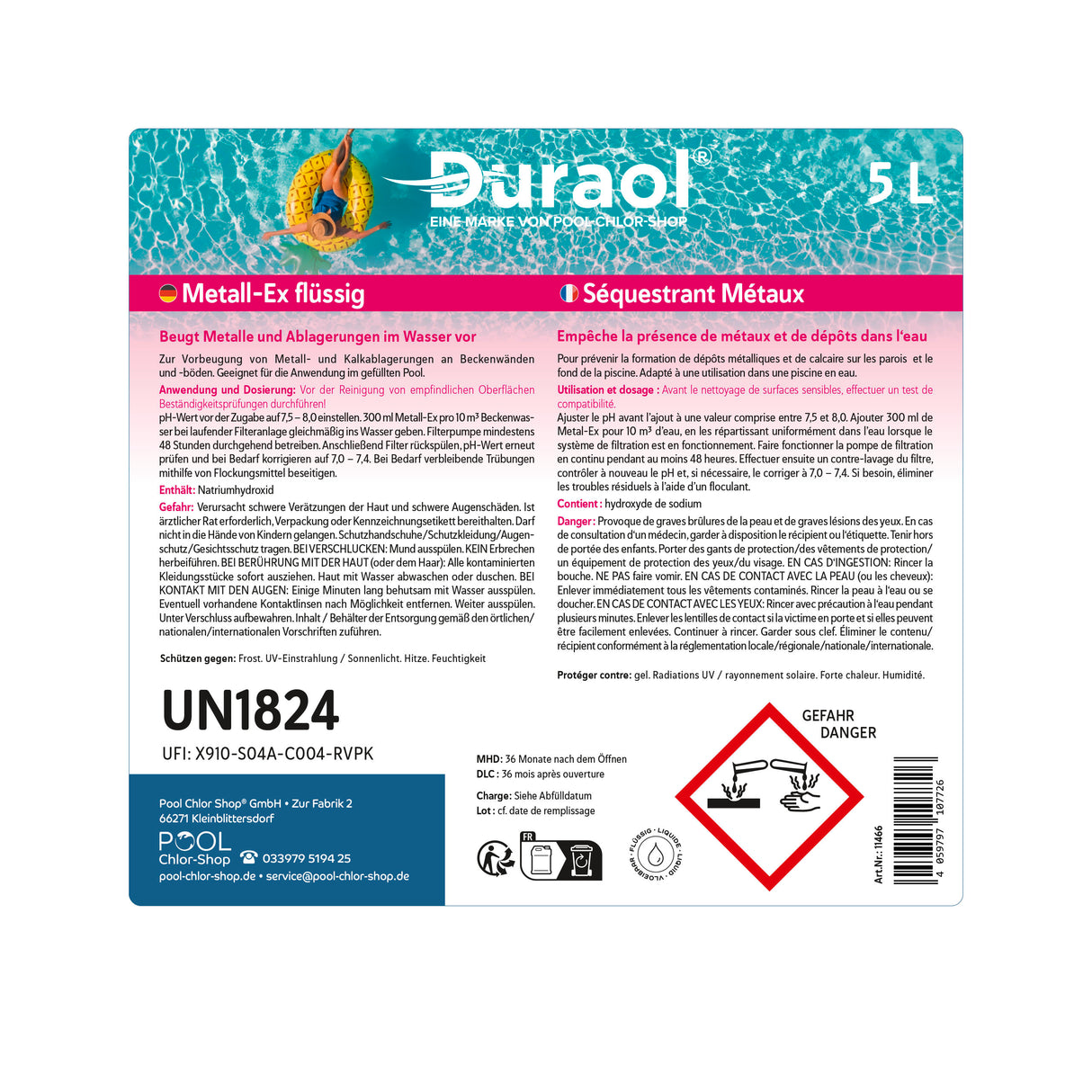 5 l - Duraol® Métal-EX liquide