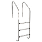 Einstiegsleiter PREMIUM weiter Holm 4-stufig V4A Edelstahl