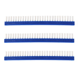 Brosses de rechange longues pour aspirateurs de sol en lot de 3