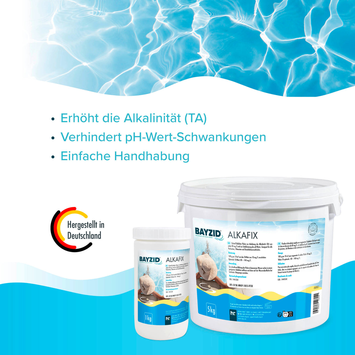 1 kg BAYZID® Alkafix Stabilisation du pH