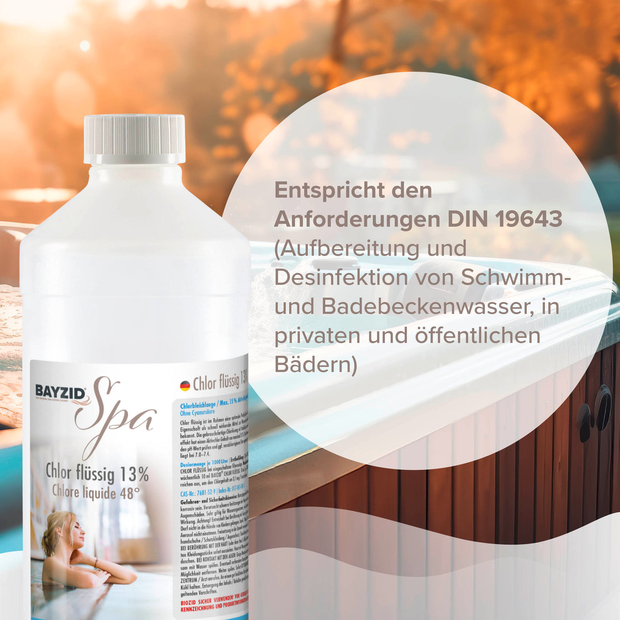 1 kg BAYZID® SPA Chlor flüssig