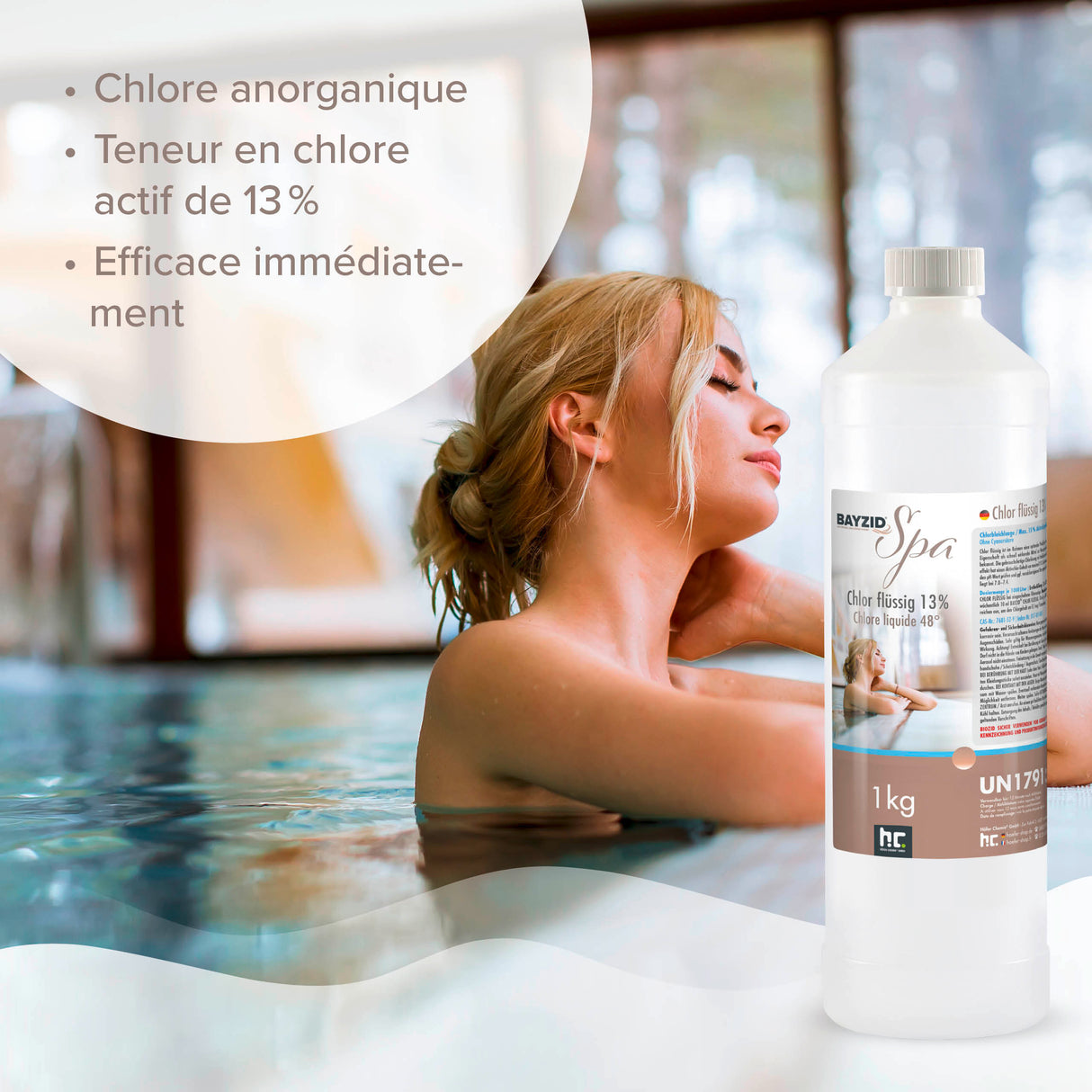 1 kg BAYZID® SPA Chlor flüssig