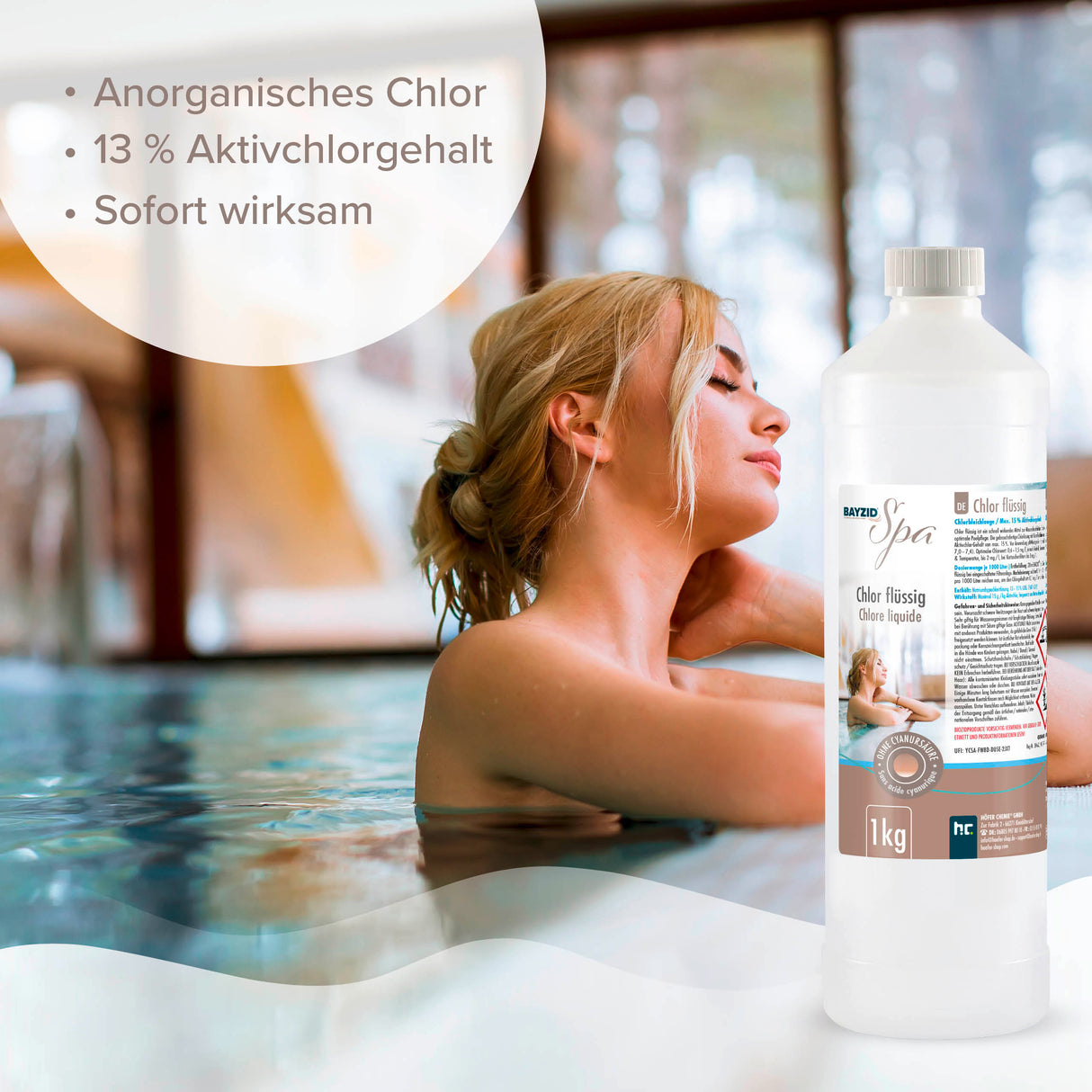 1 kg BAYZID® SPA Chlor flüssig