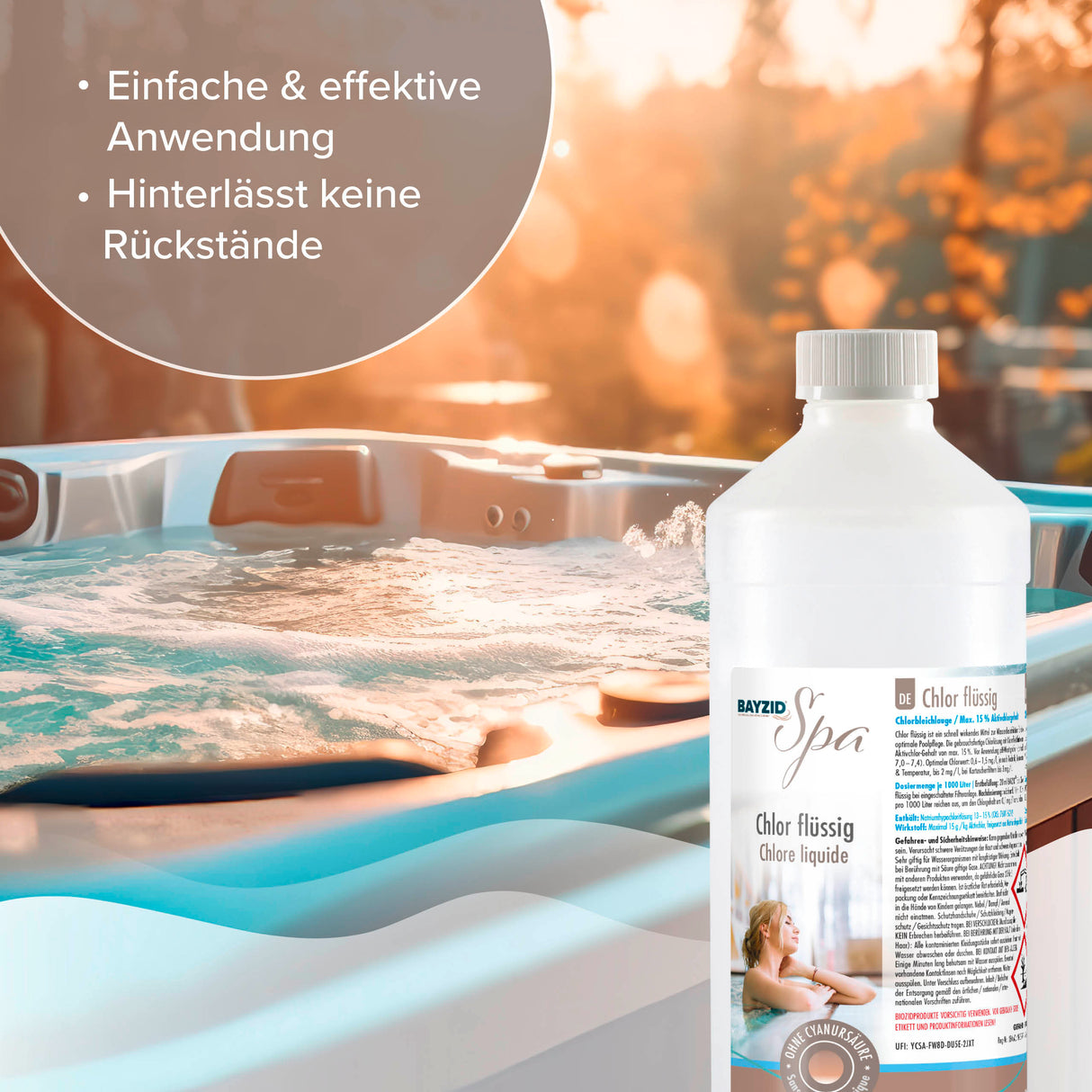 1 kg BAYZID® SPA Chlor flüssig