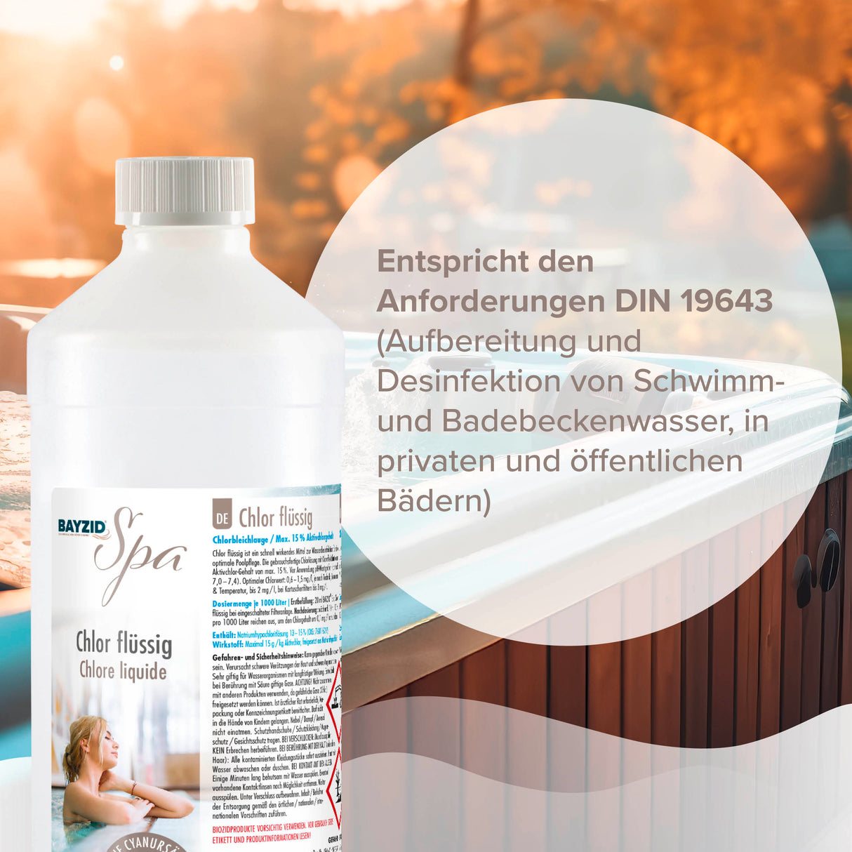 1 kg BAYZID® SPA Chlor flüssig