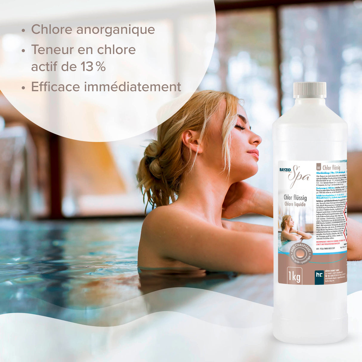 1 kg BAYZID® SPA Chlor flüssig