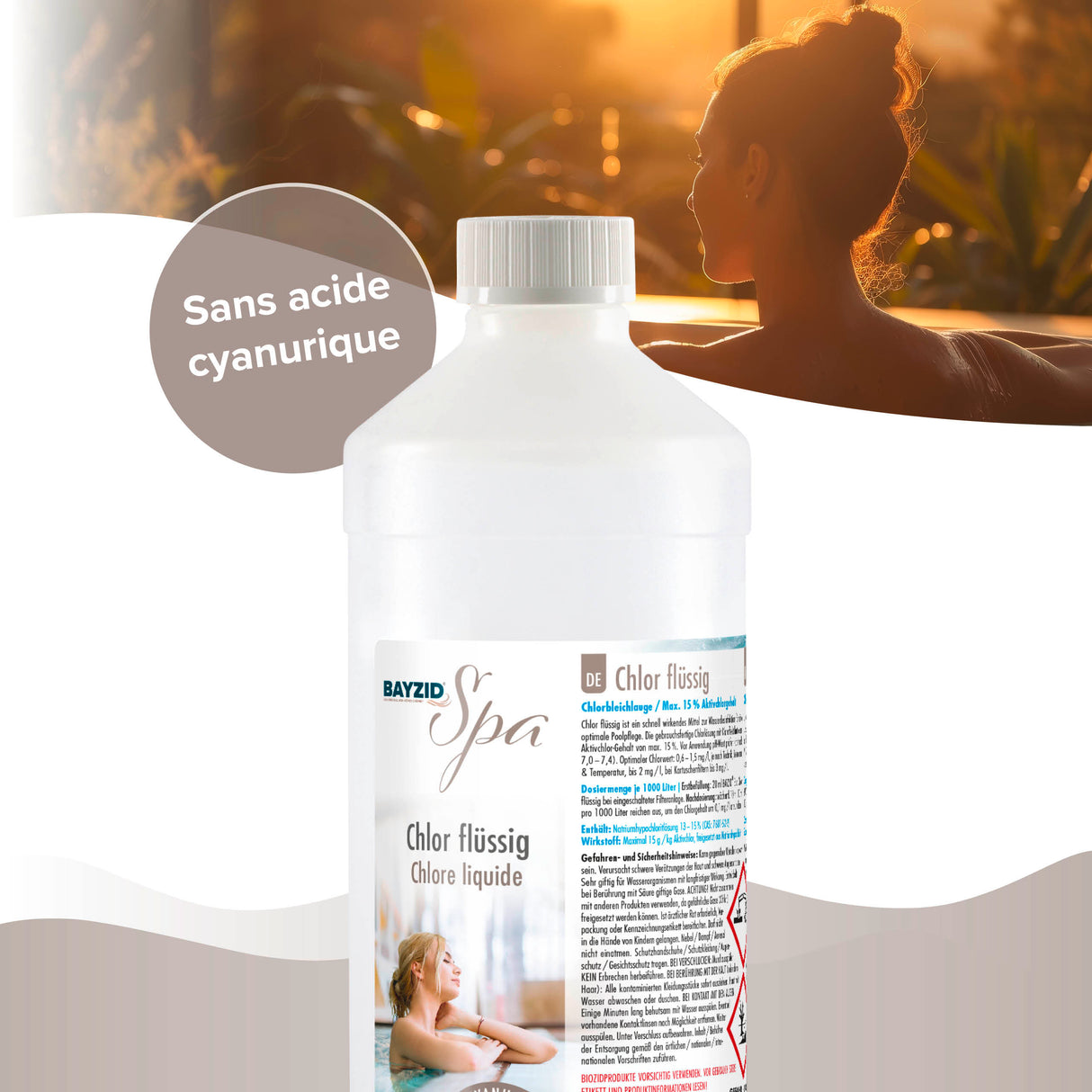 1 kg BAYZID® SPA Chlor flüssig