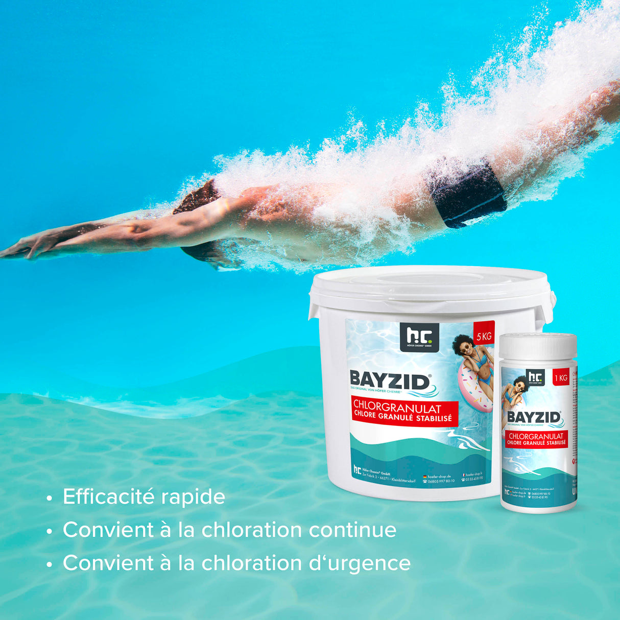 5 kg BAYZID® Chlorgranulat