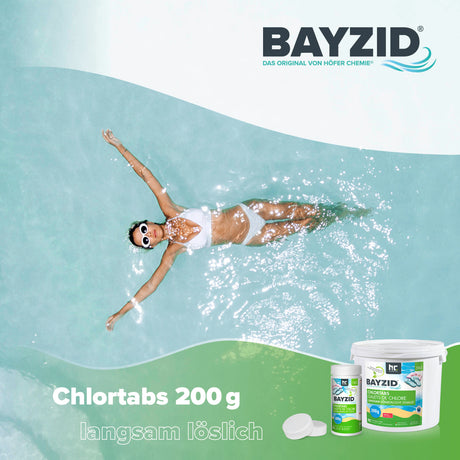 1 kg BAYZID® Chlortabs 200g à dissolution lente