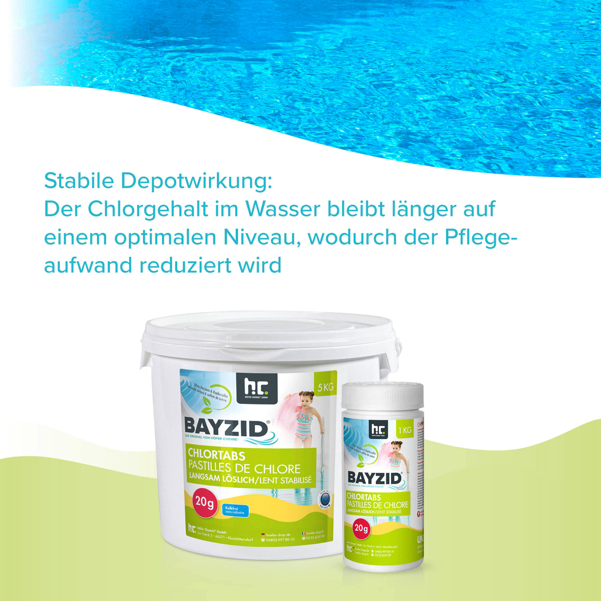5 kg BAYZID® Chlortabs 20g langsam löslich