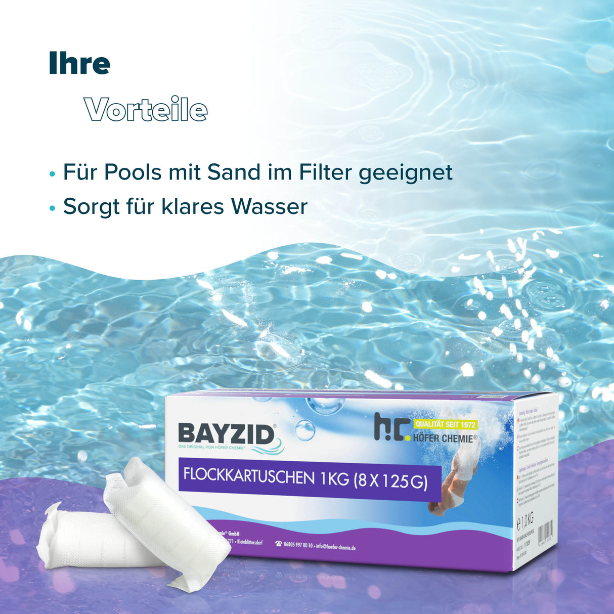 1 kg BAYZID® Flockkartusche