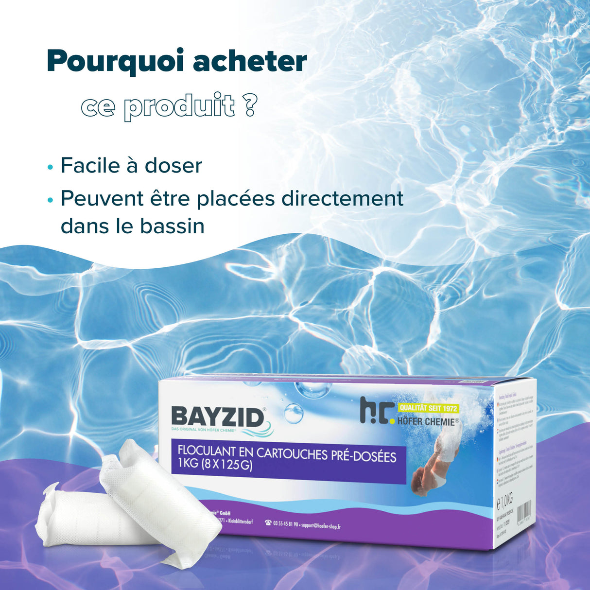 1 kg BAYZID® Flockkartusche