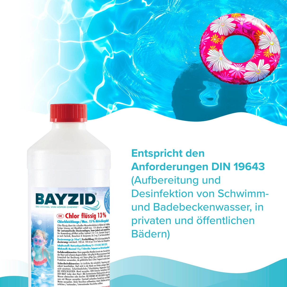 1 kg BAYZID® Chlor 13% flüssig