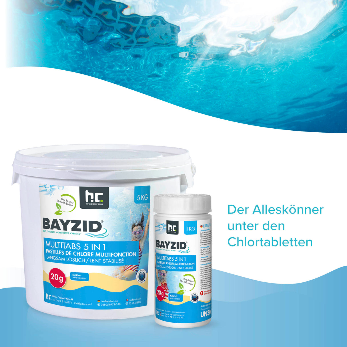 1 kg BAYZID® Multitabs 5in1, 20g