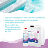 1 L BAYZID® Poolclear élimination de la turbidité