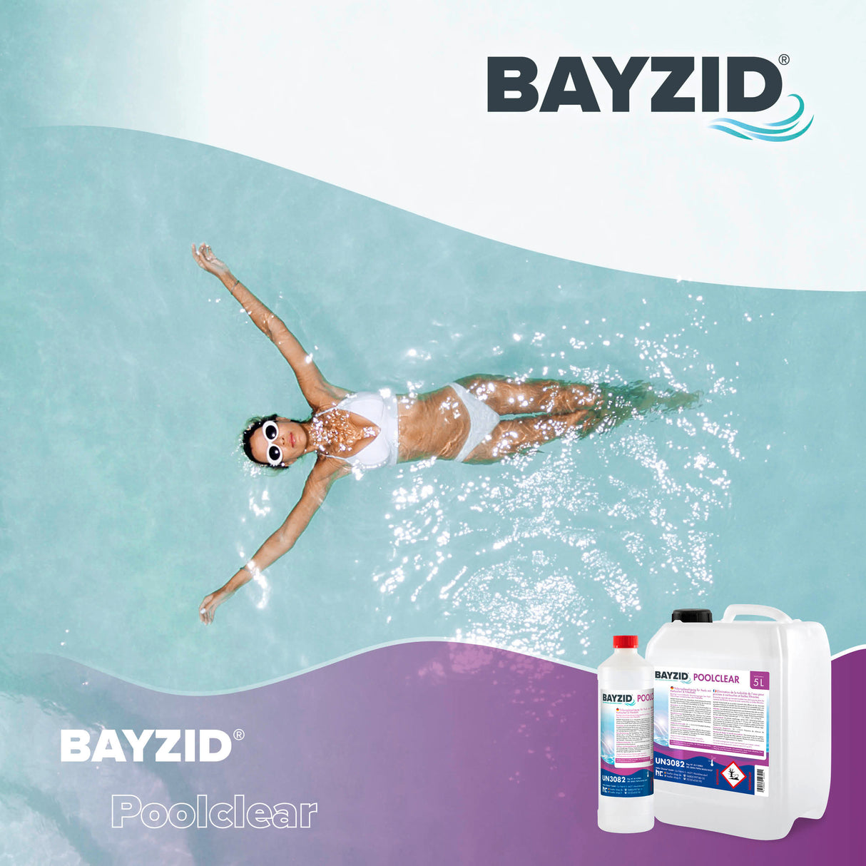 1 L BAYZID® Poolclear élimination de la turbidité