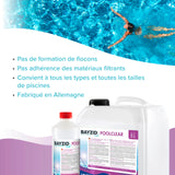 1 L BAYZID® Poolclear élimination de la turbidité