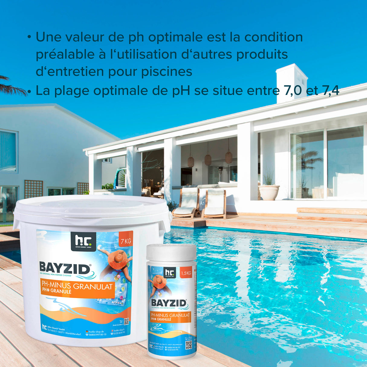 1,5 kg BAYZID® pH Minus Granulat