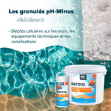 7 kg BAYZID® pH Minus granulés