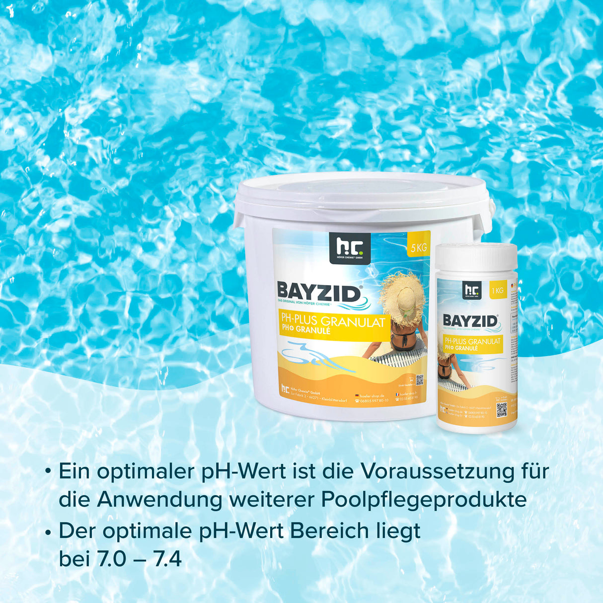 1 kg BAYZID® pH Plus Granulat