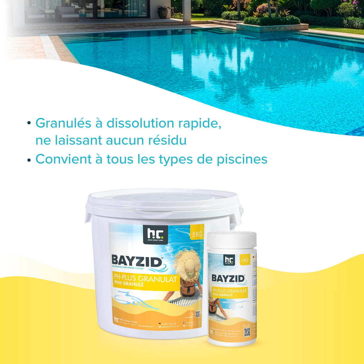 1 kg BAYZID® pH Plus Granulat