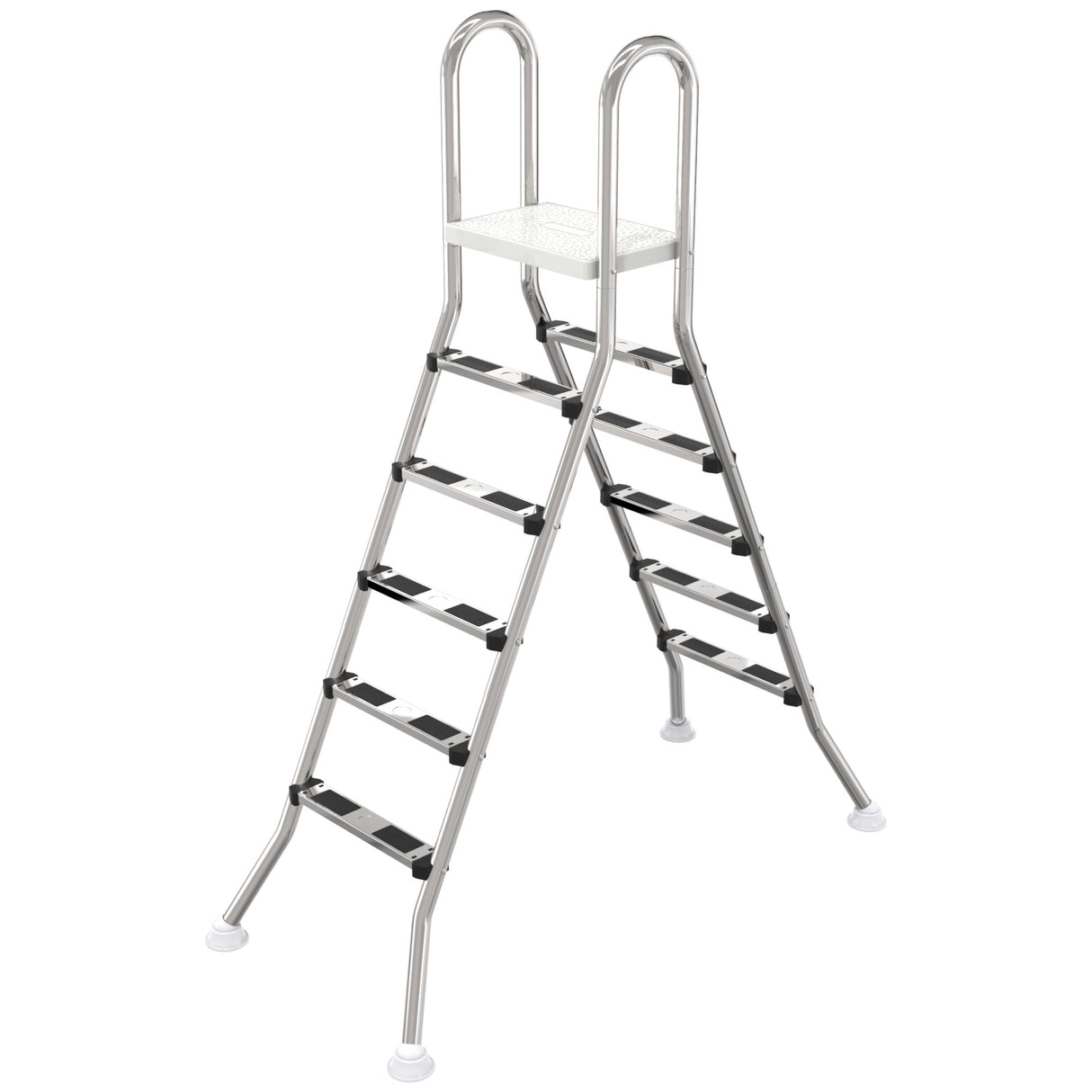 Echelle haute de piscine HIGHLIGHT 150/150 - 2 x 5 marches Inox V2A