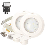OKU Unterwasserscheinwerfer - 20W LED Kaltweiß - inkl. Sicherheitstrafo - SET 2