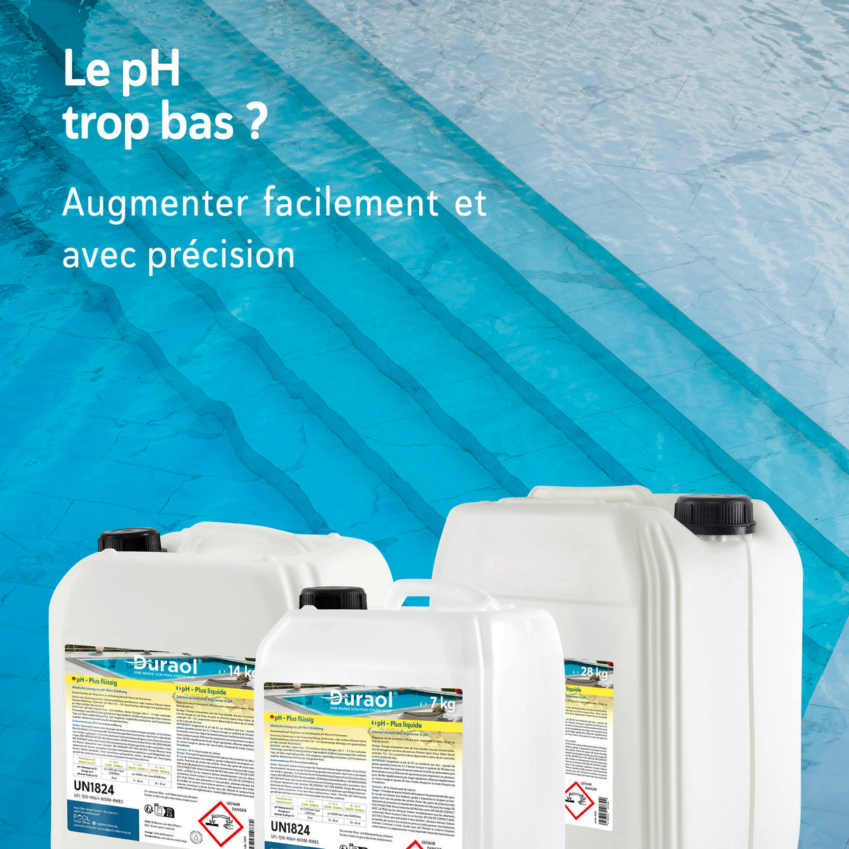 28 kg Duraol® Rehausseur de pH liquide