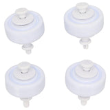 Rouleaux de rechange en PVC pour aspirateurs de sol en lot de 4