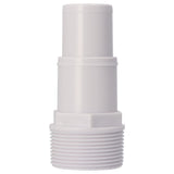 Raccord de tuyau en PVC - 32/38 mm avec filetage extérieur 1 1/2"