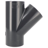 Pièce en T PVC-U 45° Manchon adhésif 63mm
