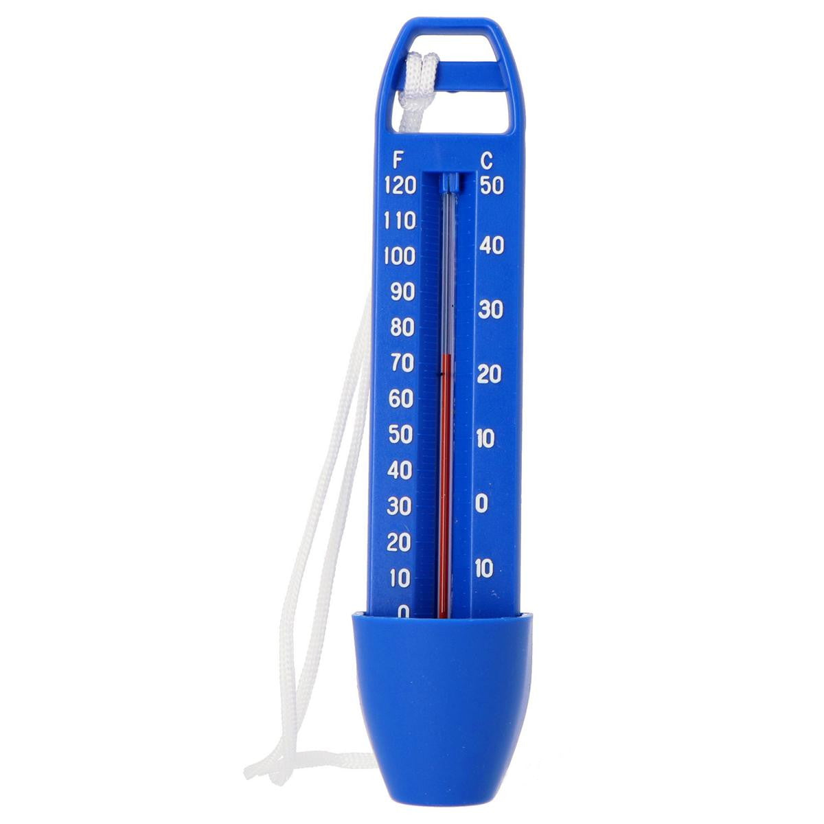 Duraol® Pool Thermometer in blau mit Schöpfbecher