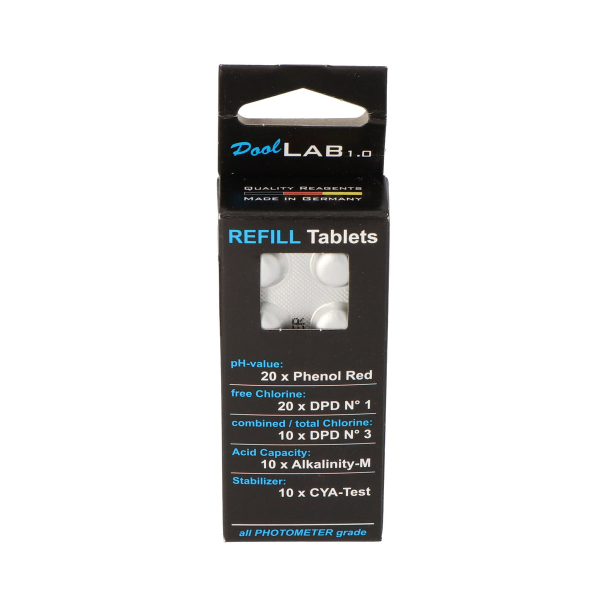 Recharge de tablettes de test pour PoolLab 1.0 &amp; 2.0