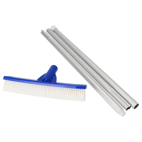 Duraol® Poolbürste 26cm mit 1,35m Aluminiumstange