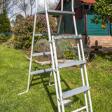 Ensemble piscine ronde GRE look nordique Finlande Ø 240 x 120 cm