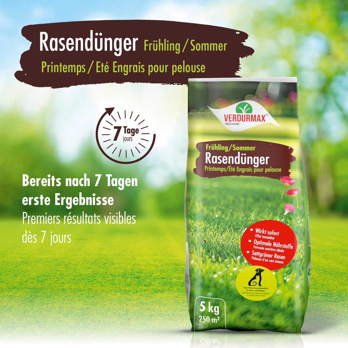 5 kg VERDURMAX® Engrais gazon printemps/été
