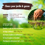 15 kg VERDURMAX® Chaux pour jardin et gazon 