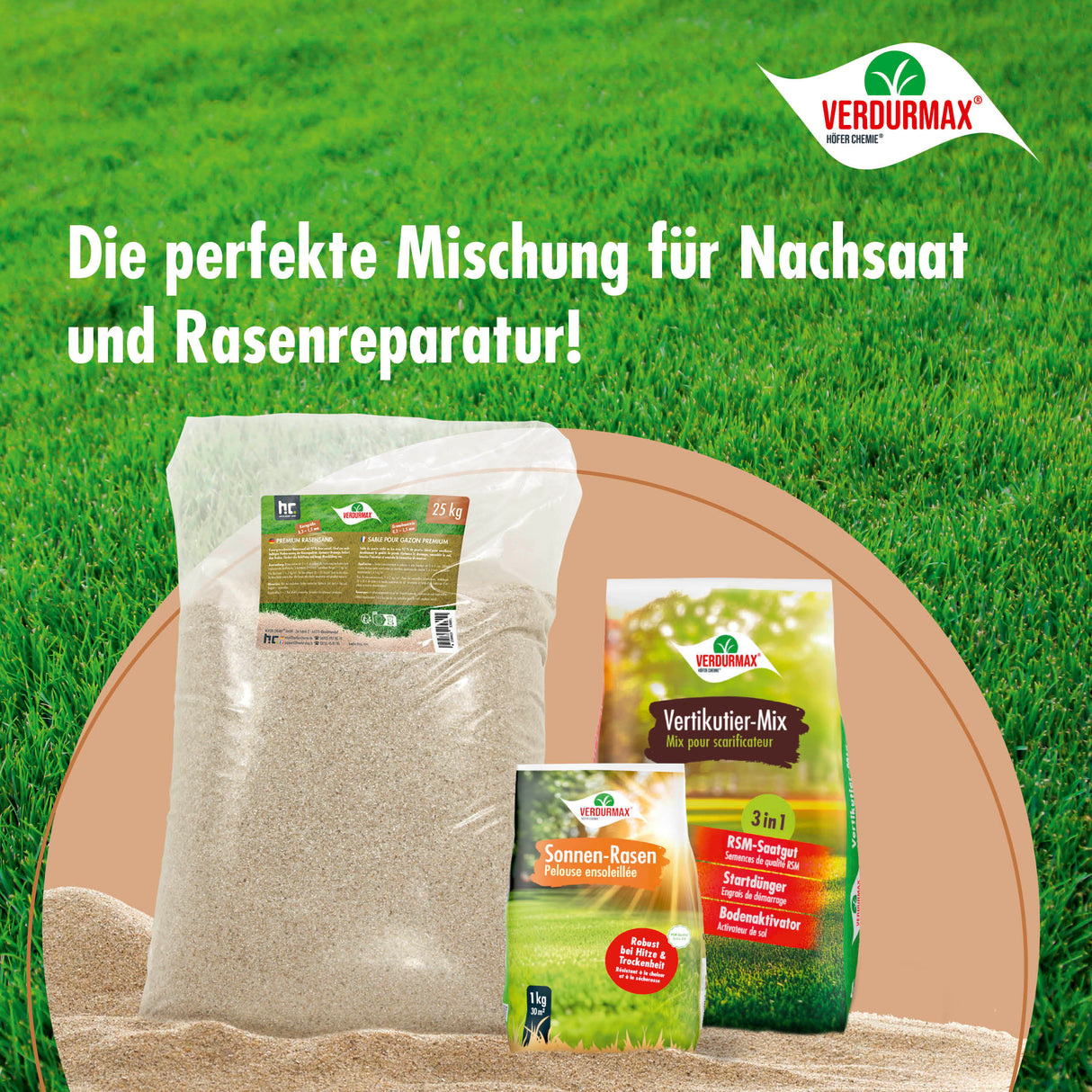 25 kg VERDURMAX® Rasensand