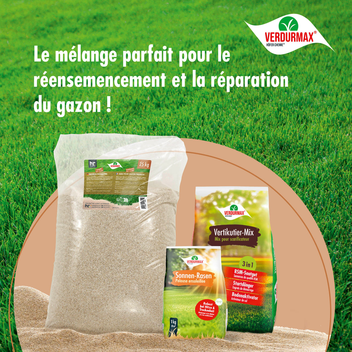 25 kg VERDURMAX® Rasensand