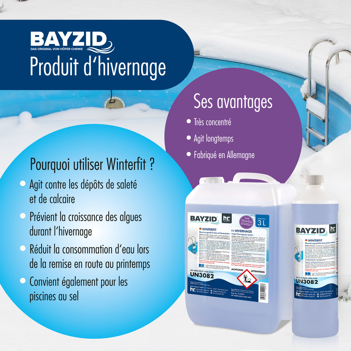 1 L BAYZID® Winterfit produit d'hivernage