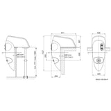 BADU Jet Perla 1,6 kW LED blanche - 40m³ /h - 230V