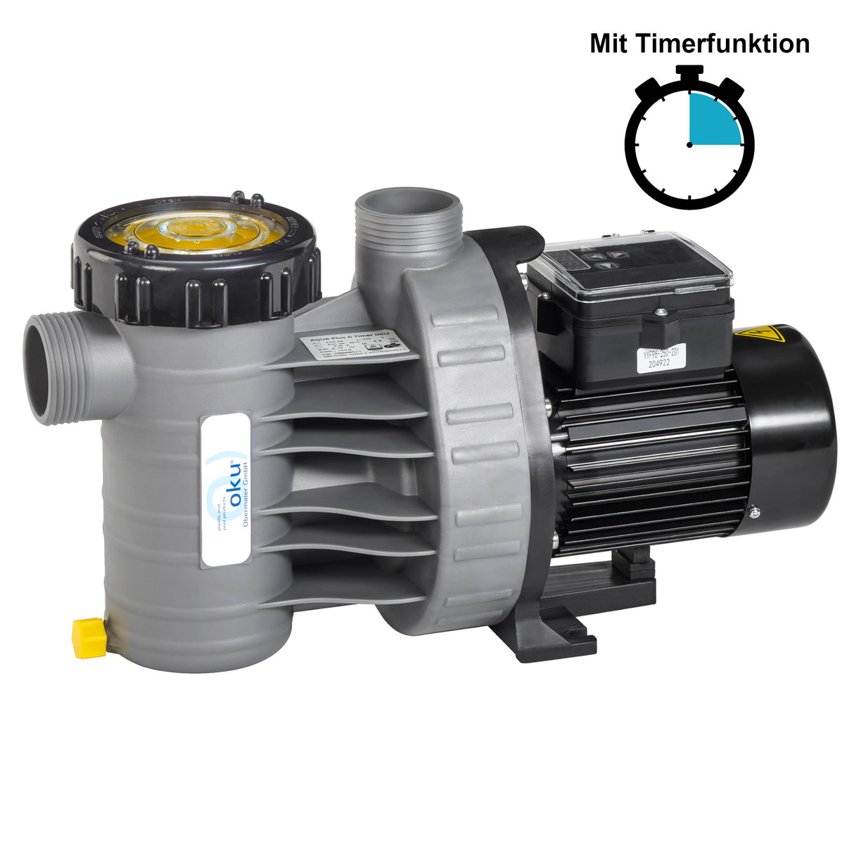Aqua Plus 11 mit Timerfunktion - Filterpumpe 11m³/h bis 66m³ Wasserinhalt - B-Ware