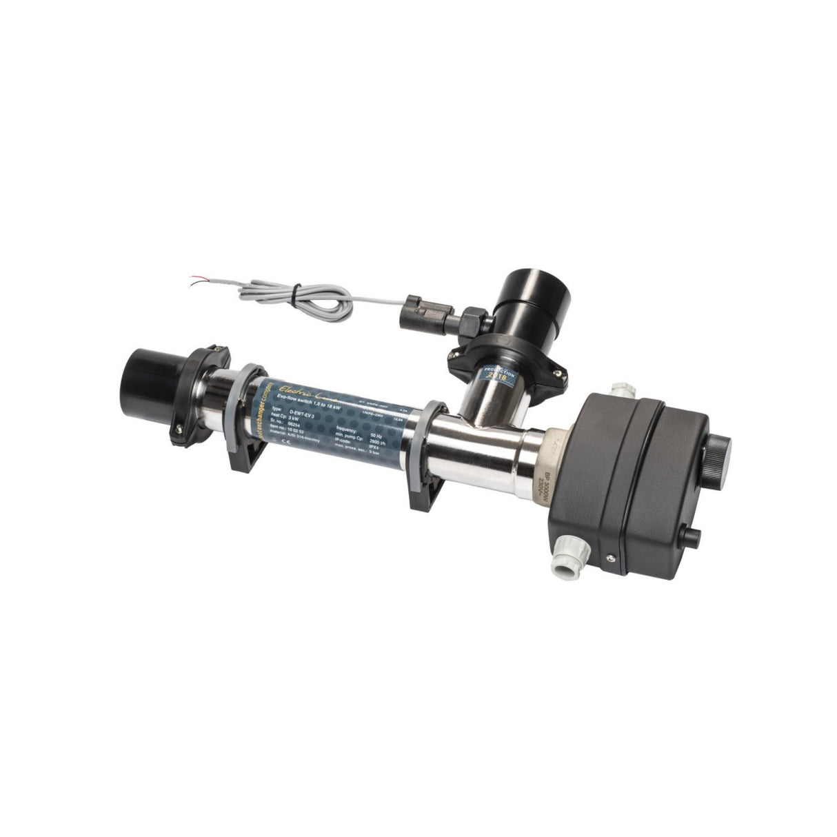 Daprà D-EWT-EV V4A Pool Elektroheizer mit Regelthermostat