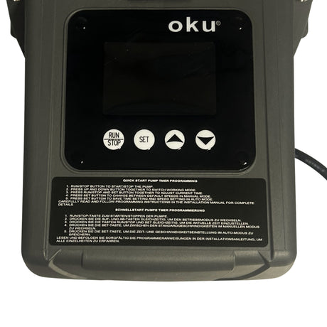 OKU ECO Whisper Filterpumpe - 230V - Drehzahlgesteuerte Poolpumpe