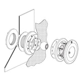 Buse de refoulement multiflux sans grille pour piscines liner, béton et polyester 