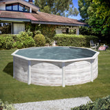 Ensemble piscine ronde GRE look nordique Finlande Ø 300 x 120 cm 